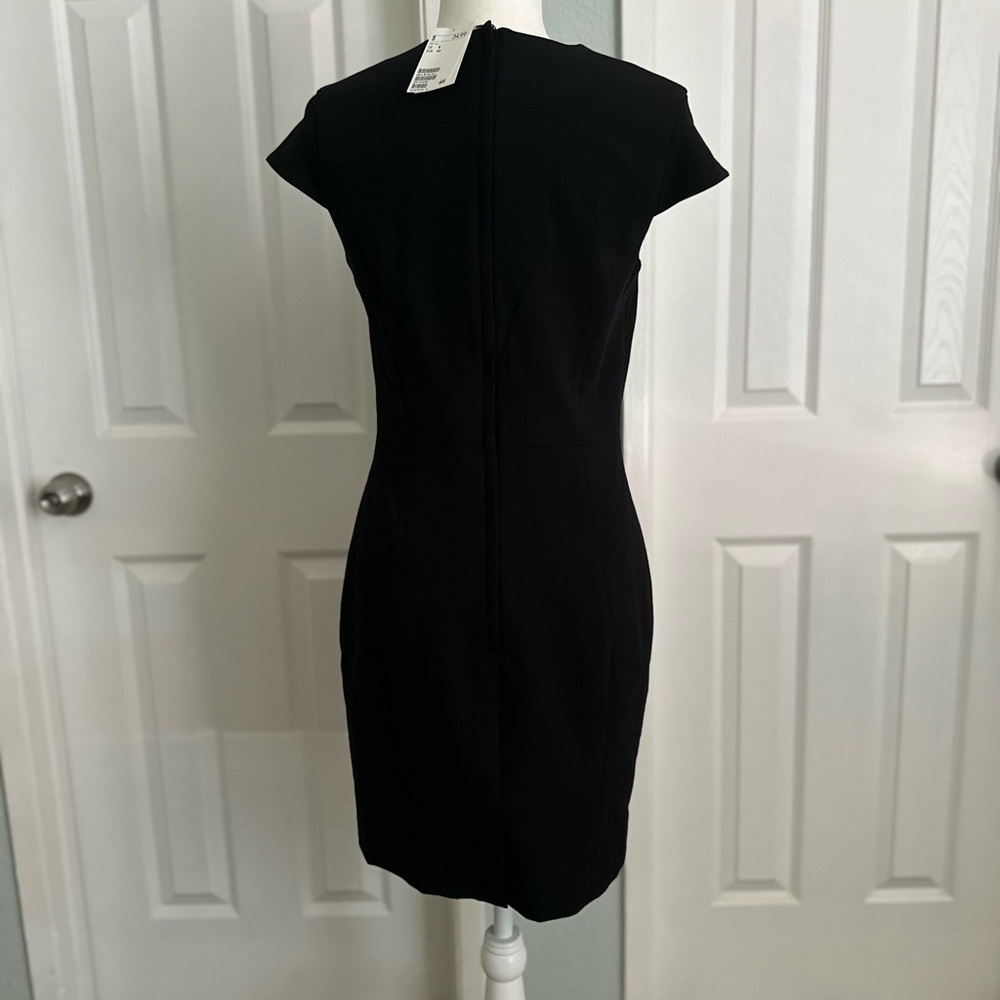 NWT H&M Black Pencil Cocktail Dress Size: 8 - Picture 7 of 7